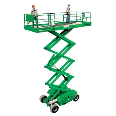 40' Rough Terrain Scissor Lift Wide w/ Outriggers