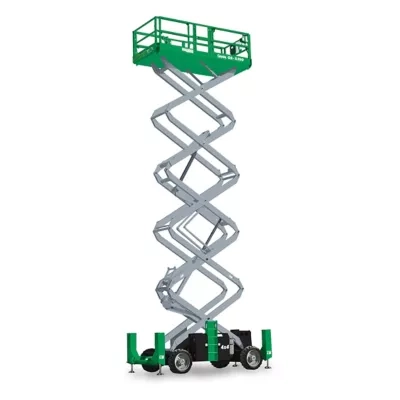 50' Rough Terrain Scissor Lift w/ Outriggers