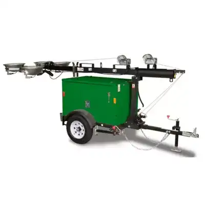 4000W Narrow Horizontal Mast Light Tower