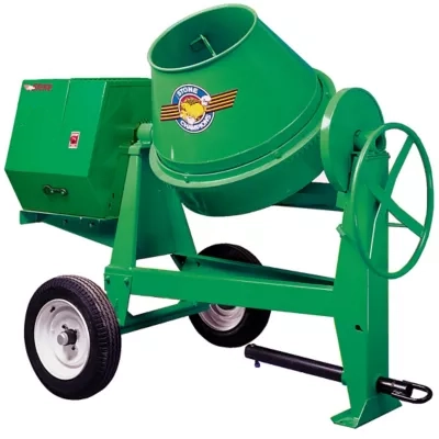 6 Cu ft Gas Concrete Mixer Towbehind