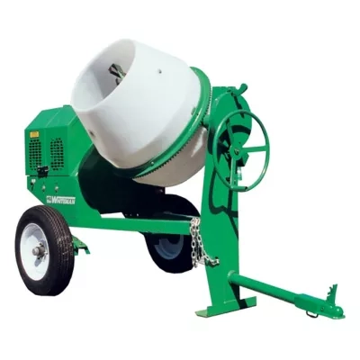 9 Cu Ft Gas Concrete Mixer Tow behind