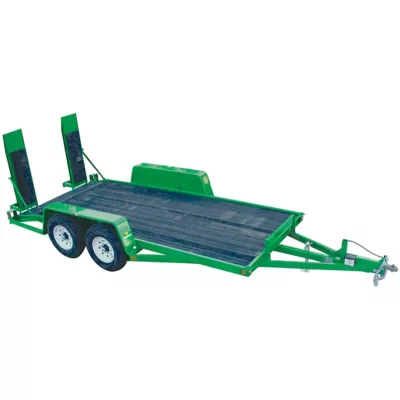 14' Deck Tandem Axle Trailer Under10k#