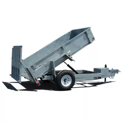 2 Yard Single Axle Dump Trailer Rental
