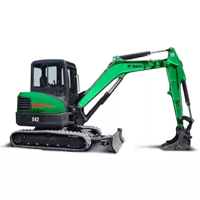 9,500 lb Mini Excavator w/ Cab