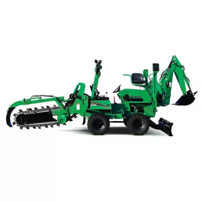 35-49 HP Ride-On Trencher w/ Backhoe