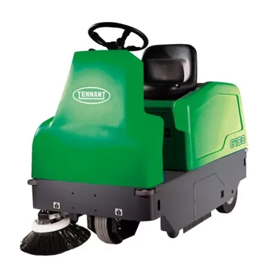 Battery-Powered Compact Ride-On Sweeper