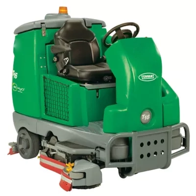 Battery-Powered Ride-On Mid-Frame Micro Floor Scrubber