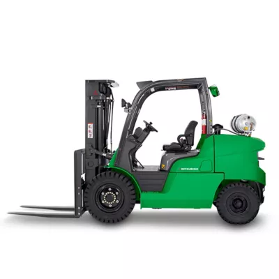 6,000 lb Dual Fuel 20'-22' Industrial Quad Mast Forklift (Gas/Propane)