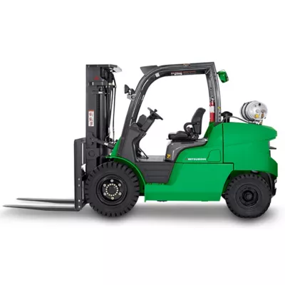 10,000 lb Dual Fuel 14'-17' Industrial Forklift (Gas/Propane)