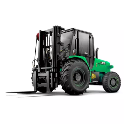 8,000 lb 21' Straight Mast Rough Terrain Forklift 4WD